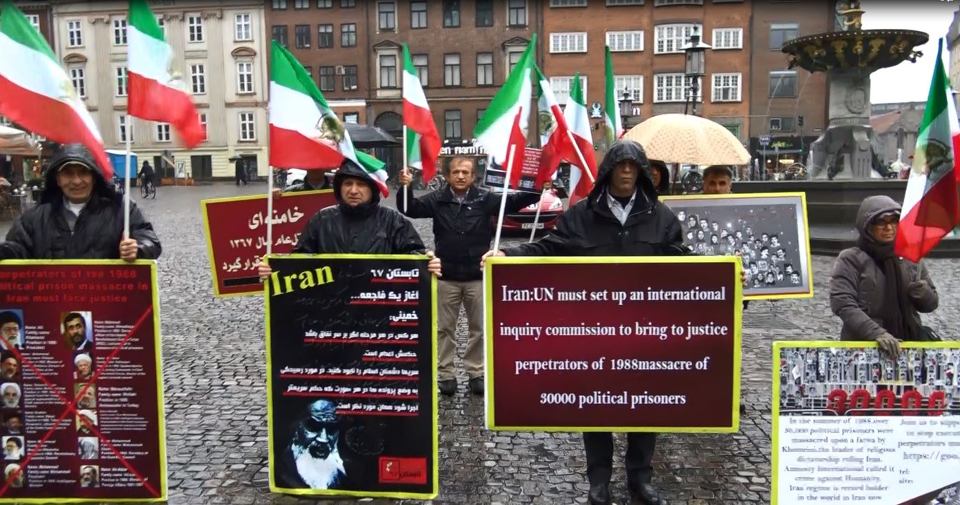 همبستگی با کارزارجهانی جنبش دادخواهی - قتل عام مجاهدین درتابستان ۶۷ کپنهاک - دانمارک